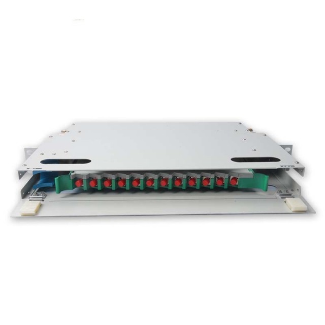 12 FC ODF FDU, With Adapters, Pigtails and All Installation Accessories