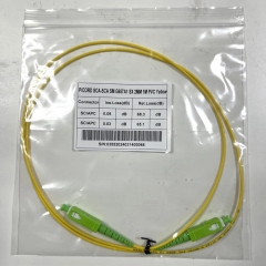 Fiber Patch Cord Optical Cable Fibre Jumper with SC APC Connector G657A1 Single Mode Fiber LSZH 0.5m 1m 2m 3m 5m 10m 15m 30m Long