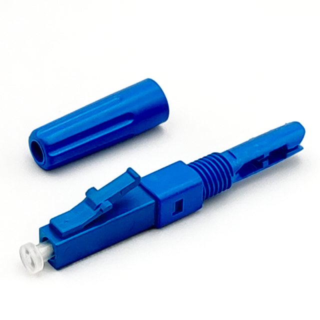 Conector rápido LC/UPC ELC925T-UPC para cabo drop de 2,0 x 3,0 mm, 1,6 x 2,0 mm, cabo interno de 3,0 mm e 2,0 mm, cabo invisível de 0,9 mm, conector de montagem de campo de fibra óptica