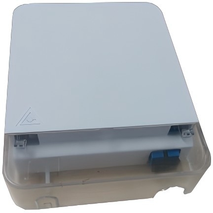 مقبس ألياف FTTH أحادي النواة FF-FOS1B (السعة القصوى: 1 نواة)، مثبت على الحائط، 115x86x23 مم