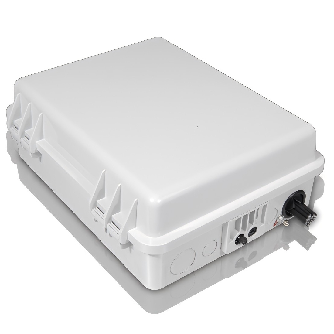 FF-FTB24C 24-adrige optische Anschlussbox (max. Kapazität: 24 Adern SC), Unterstützung für ungeschnittene Montage, Wandmontage, Mastmontage, 340 x 265 x 120 mm