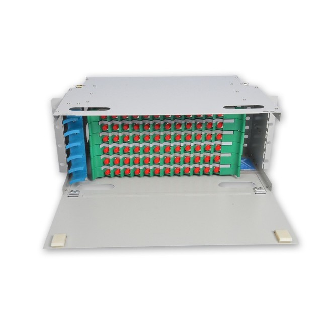 72 FC ODF FDU, With Adapters, Pigtails and All Installation Accessories