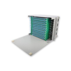 144 Duplex LC ODF FDU, con adaptadores, coletas y todos los accesorios de instalación