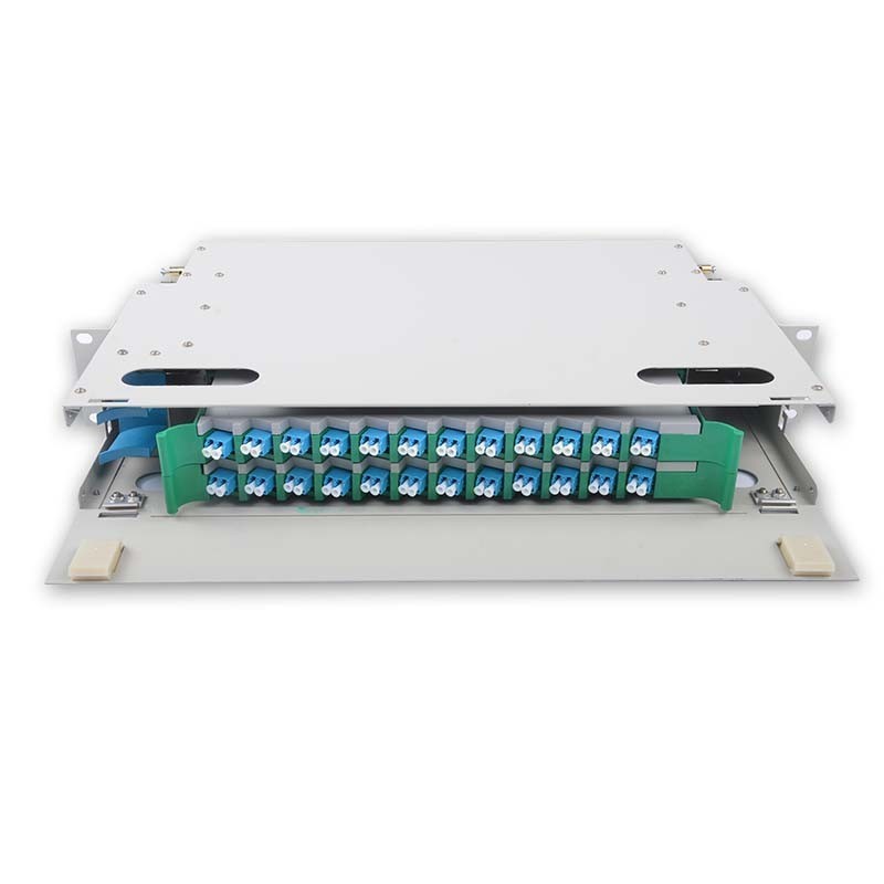 24 Duplex LC ODF FDU, With Adapters, Pigtails and All Installation Accessories