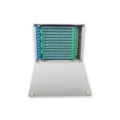 144 Duplex LC ODF FDU, con adaptadores, coletas y todos los accesorios de instalación