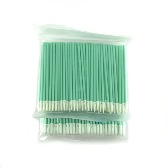 Fiber Optic Cleaning Sticks Fiber Optic swabs For 1.25mm/2.5mm LC/SC/FC/ST Connectors/ adaptors, 100PCS fiber cleaning