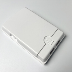 FF-FOS2A 2 Cores FTTH Fiber Socket (Max Capacity: 2 cores ), Wall Mounting, 84x130x24mm