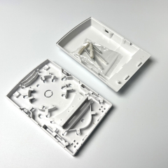 FF-FOS2A 2 Cores FTTH Fiber Socket (Max Capacity: 2 cores ), Wall Mounting, 84x130x24mm