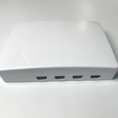 Toma de fibra FTTH de 4 núcleos FF-FOS4A (capacidad máxima: 4 núcleos), montaje en pared, 150 x 110 x 33 mm