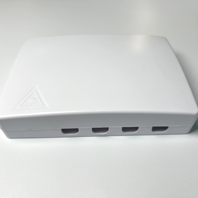 Toma de fibra FTTH de 4 núcleos FF-FOS4A (capacidad máxima: 4 núcleos), montaje en pared, 150 x 110 x 33 mm