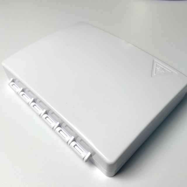 Toma de fibra FTTH de 4 núcleos FF-FOS4A (capacidad máxima: 4 núcleos), montaje en pared, 150 x 110 x 33 mm