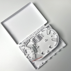 Toma de fibra FTTH de 4 núcleos FF-FOS4A (capacidad máxima: 4 núcleos), montaje en pared, 150 x 110 x 33 mm