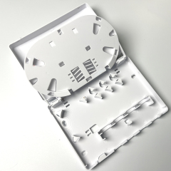 Toma de fibra FTTH de 4 núcleos FF-FOS4A (capacidad máxima: 4 núcleos), montaje en pared, 150 x 110 x 33 mm