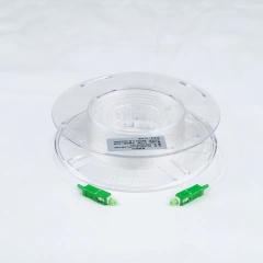 G657A2 G657B3 Fiber 0.9mm Transparent Invisible Cable Indoor Patch Cord