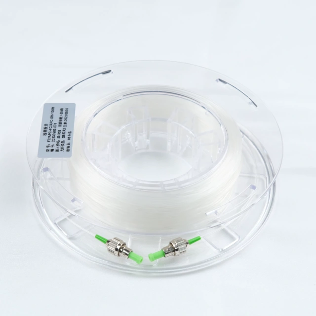 G657A2 G657B3 Fiber 0.9mm Transparent Invisible Cable Indoor Patch Cord