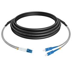 CPRI Water proof Fiber Cable Patch Cord RRU BBU 2 Cores G657A1