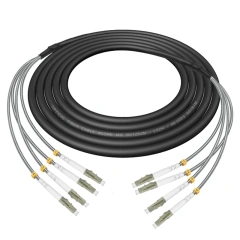 CPRI Water proof Fiber Cable Patch Cord RRU BBU 4 Cores Multi Mode OM3