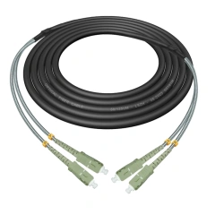 CPRI Water proof Fiber Cable Patch Cord RRU BBU 2 Cores Multi Mode OM3