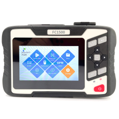 FC1500 Fiber and Copper Tester, Integrated in OTDR, OPM, OLS, VFL, Event Map and RJ45 Cable Testing