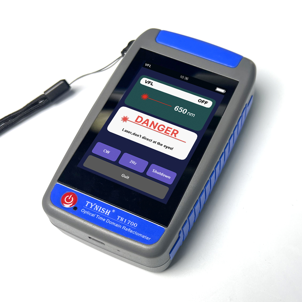 TN1700 Micro OTDR Optical Time Domain Reflectometer with Event Map Optical Power Meter OPM Light Source OLS Visual Fault Locator VFL Loss Test SC Connector