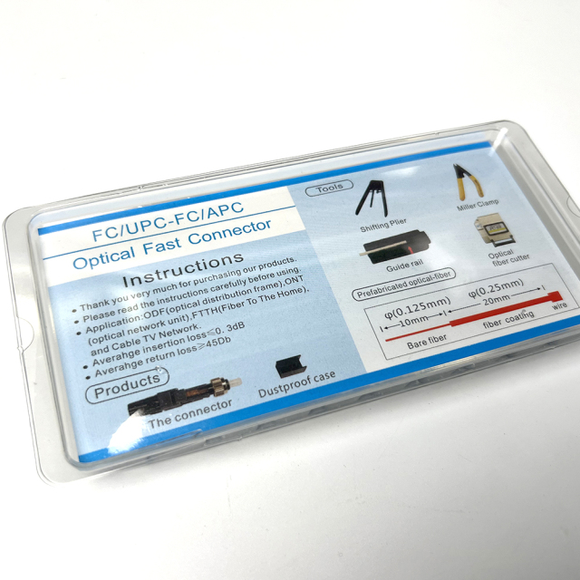 Conector de fibra óptica Ftth FC/UPC Conector rápido FC Conector de montagem rápida