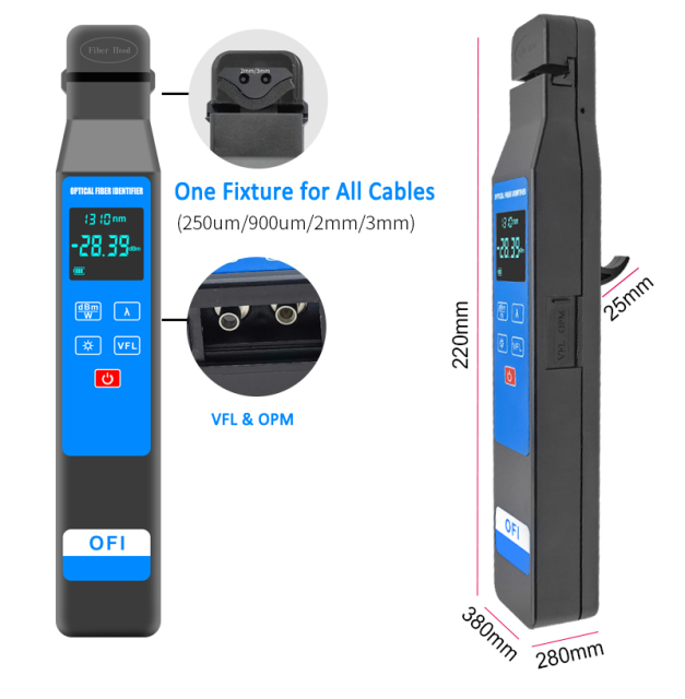 FF-3306H Optical Fiber Identifier with VFL and OPM