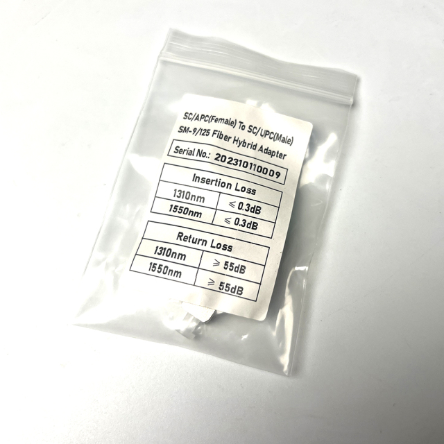 SC UPC Male to SC APC Female Adapter Single Mode Fiber OTDR Connector 9/125