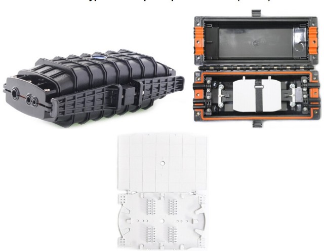 FOSCID6 Inline Type Fiber Optic Splice Closure (FOSC)