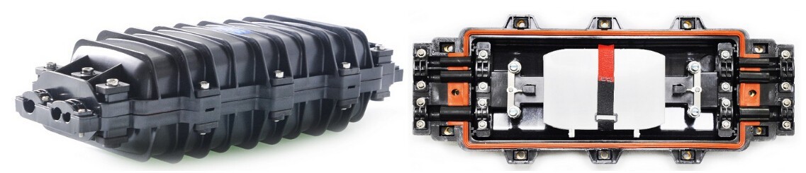 FOSCIO6 Inline Type Fiber Optic Splice Closure (FOSC)