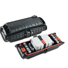 FFH001 Horizontal Fiber Optic Splice Closure, 3 Ports in, 3 Ports out, for Φ7 - Φ16 Optical Cables