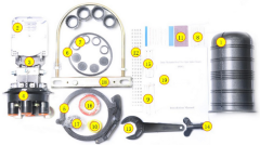 FOSCMB4 Dome Type Mechanical Sealing Fiber Optic Splice Closure (FOSC)