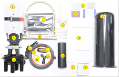 FOSCYK4 Dome Type Heat Shrinkable Fiber Optic Splice Closure (FOSC)