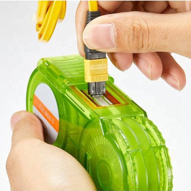 MPO Cassette for MPO Connector Cleaning w/o PINs