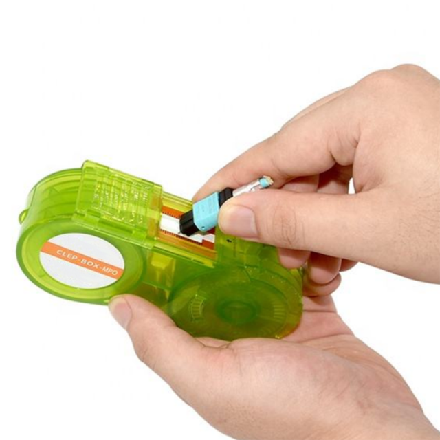 MPO Cassette for MPO Connector Cleaning w/o PINs
