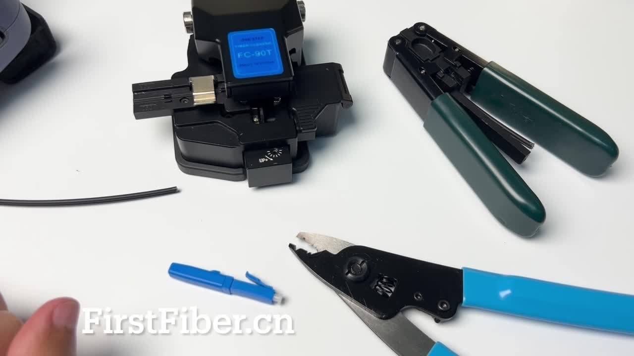 LC/UPC Field Fast Assembly Connector for 0.9mm 2.0mm 3.0mm Indoor Cable and FTTH Flat Cable