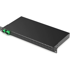 Rack Mounted PLC Splitter 1 U hight 19 inch 8 channels 16 channels 32 Channels Optional