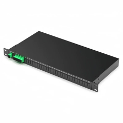 Rack Mounted PLC Splitter 1 U hight 19 inch 8 channels 16 channels 32 Channels Optional