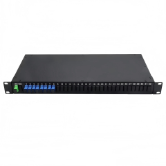 Rack Mounted PLC Splitter 1 U hight 19 inch 8 channels 16 channels 32 Channels Optional