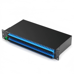 Rack Mounted PLC Splitter 1 U hight 19 inch 8 channels 16 channels 32 Channels Optional