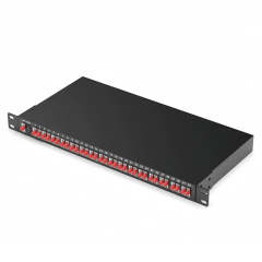Rack Mounted PLC Splitter 1 U hight 19 inch 8 channels 16 channels 32 Channels Optional
