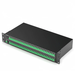 Rack Mounted PLC Splitter 1 U hight 19 inch 8 channels 16 channels 32 Channels Optional