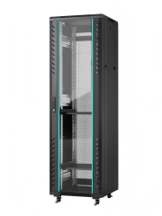 F3 Series Network and Server Cabinet Frame with Hexagonal Reticular High-density Vented Plate Front /Rear doors