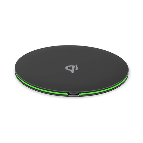 Qi Certified 15w Fast Charging Wireless Portable Custom Mobile Phone Round Qi Wireless Charging Pad