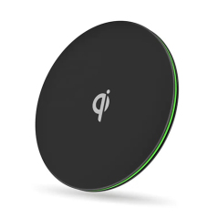 Qi Certified 15w Fast Charging Wireless Portable Custom Mobile Phone Round Qi Wireless Charging Pad