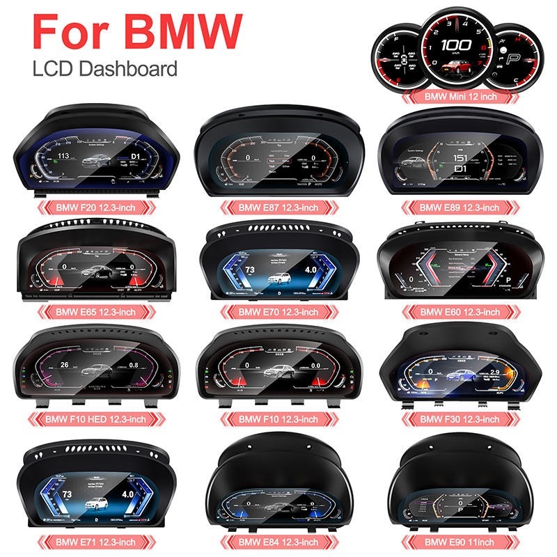 Car Digital Instrument for BMW 5 Series GTF07 F10 F11 F18 6 Series F06 F12 F13 7 Series F01 F02 F03 X3 F25 X4 F26 X5 F15 X6 F16