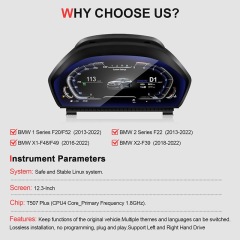 Car Digital Instrument for BMW 5 Series GTF07 F10 F11 F18 6 Series F06 F12 F13 7 Series F01 F02 F03 X3 F25 X4 F26 X5 F15 X6 F16