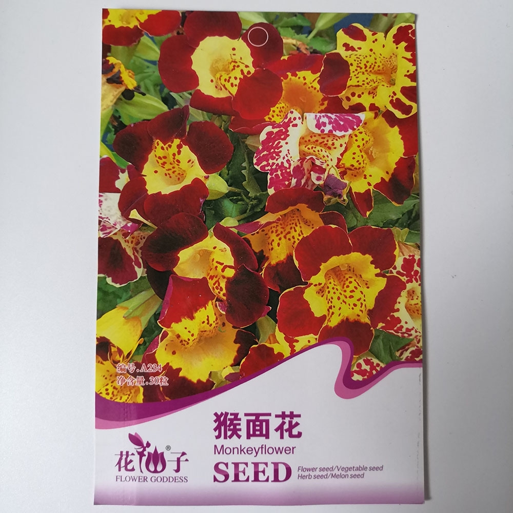 Monkey flower seeds 30 seeds/bags
