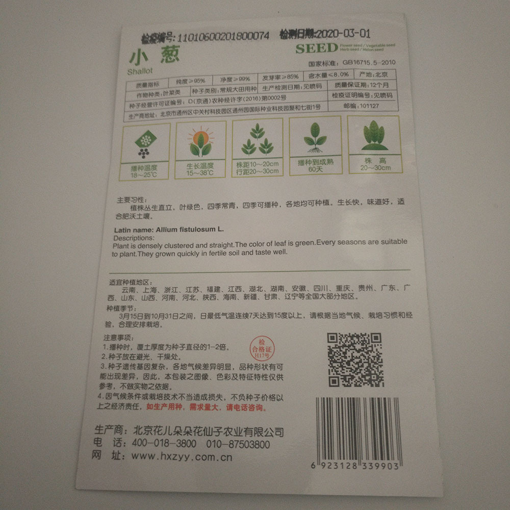 shallot seeds 100 seeds/bags