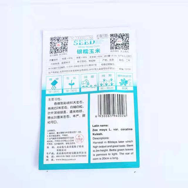 White corn seeds 10 seeds/bags