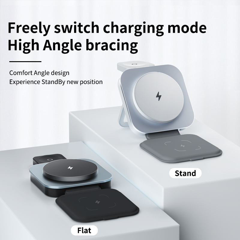 3 in 1 Foldable Magnetic Wireless Charger